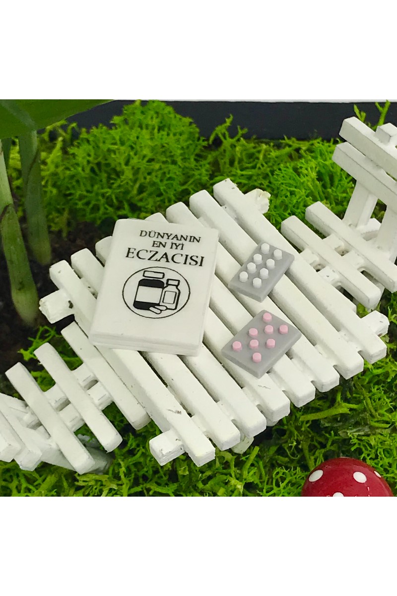Eczacılar İçin Ahşap Tasarım Palmiye Bahçesi - 1