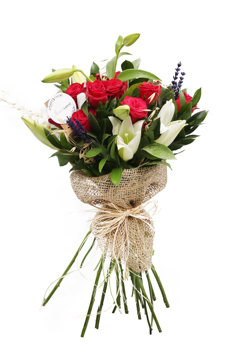 Roses & Whıte Lilium