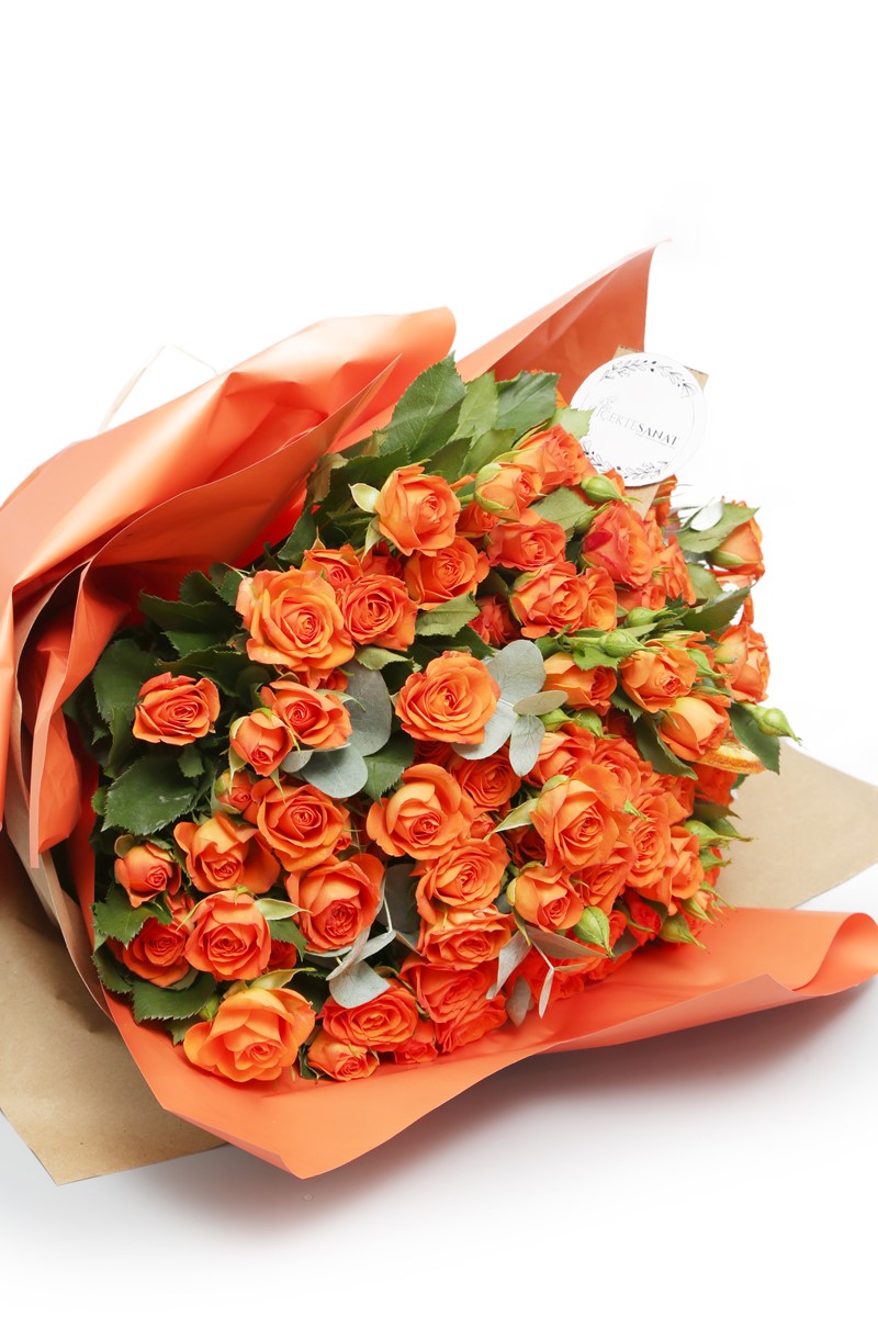 Orange - Çardak Gül Buketi