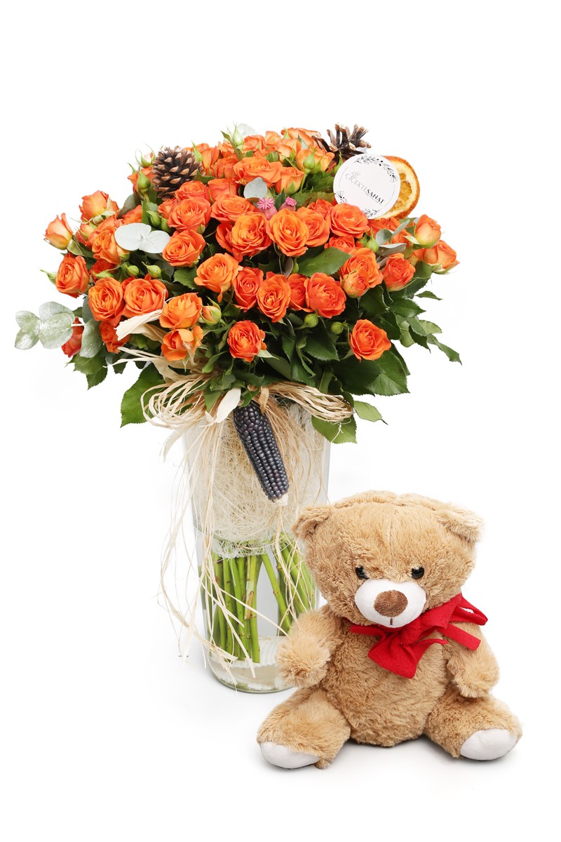 Sprey Turuncu Gül & Bear