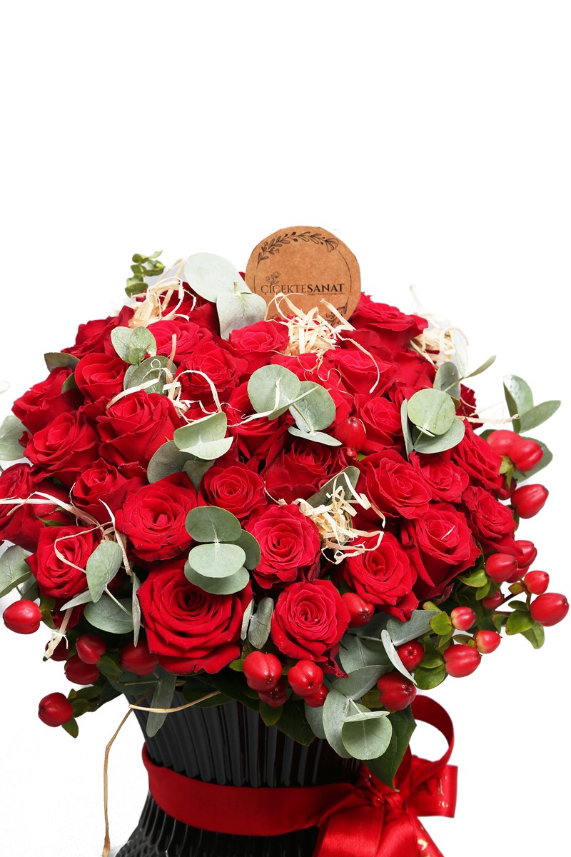 Crystal Red Love Flower - 2