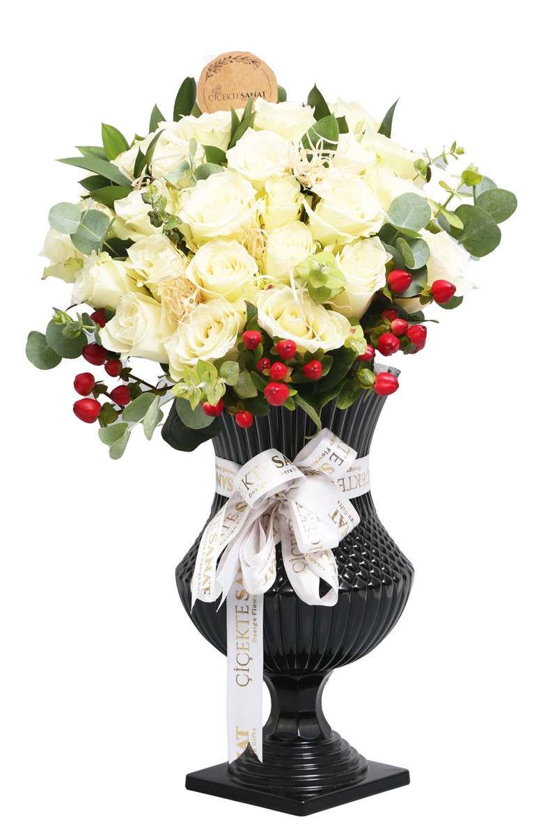 Crystal White Love Flower - 1
