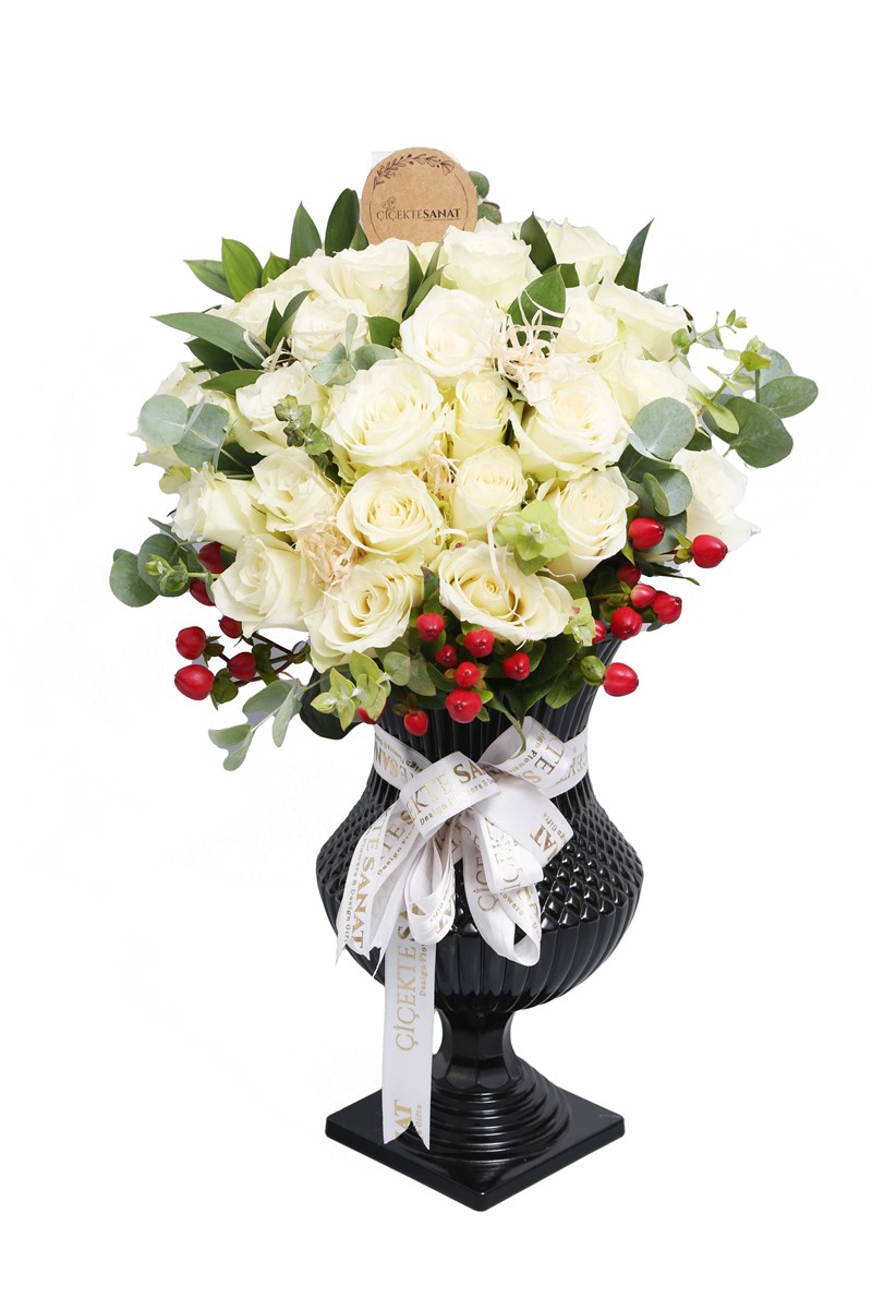 Crystal White Love Flower - 2
