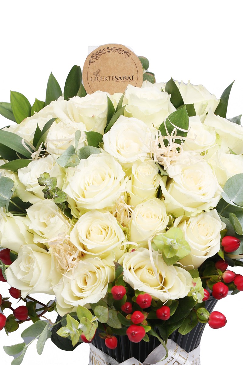 Crystal White Love Flower - 3