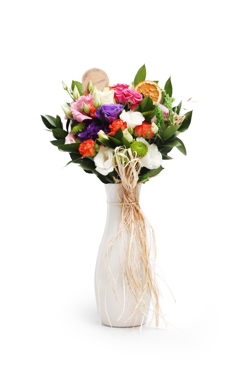 Long Vase Spring Sparkle