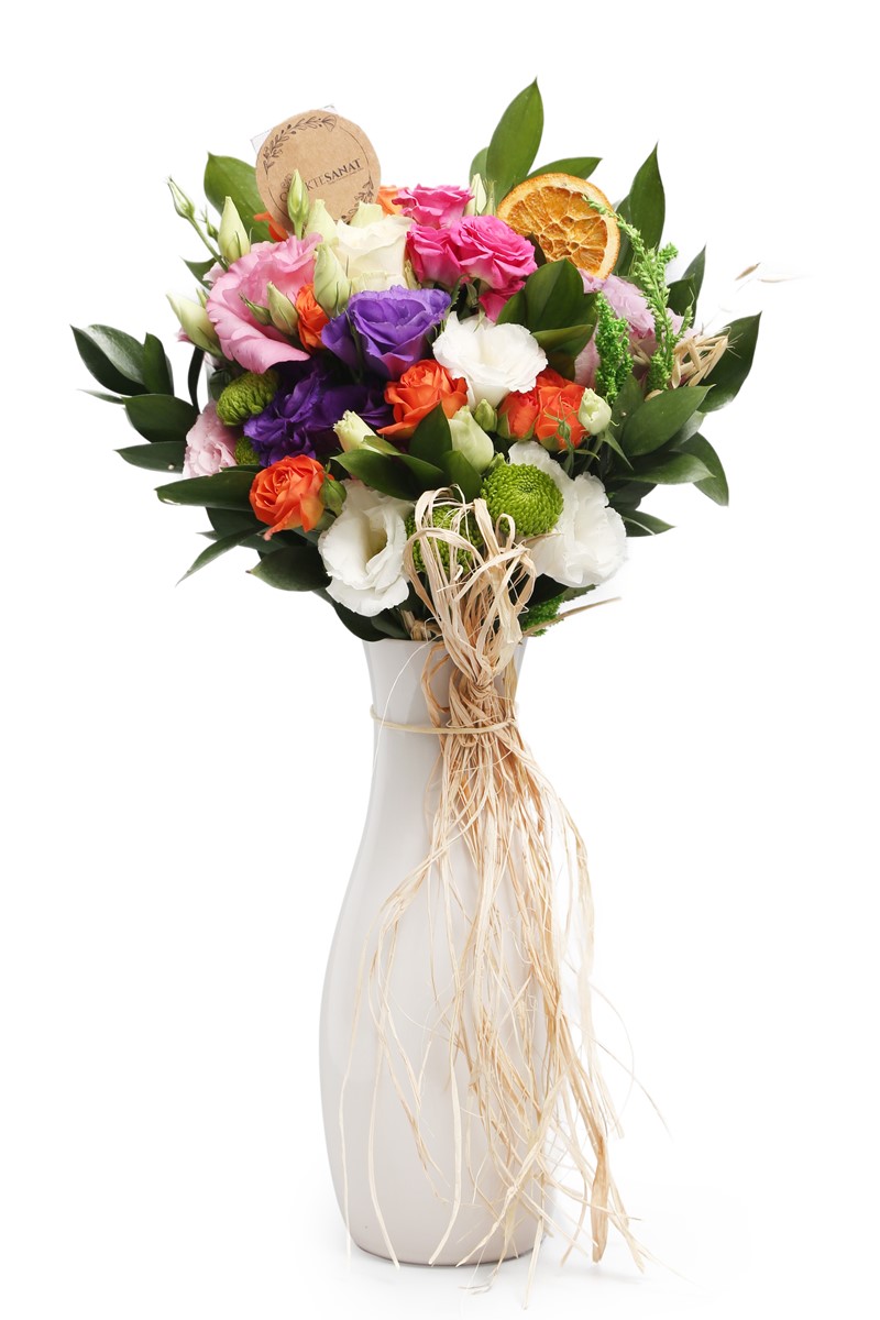 Long Vase Spring Sparkle