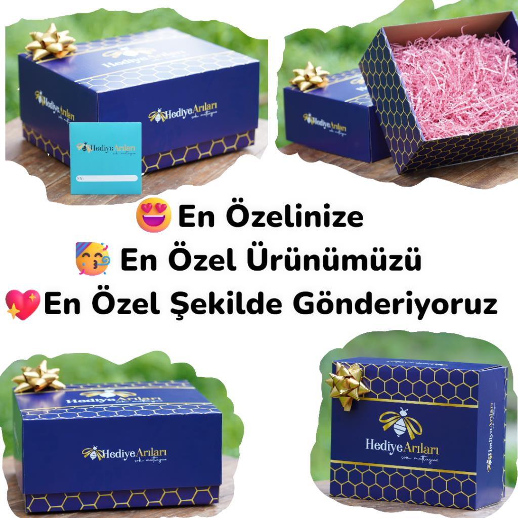 Kokulu Lavantalı Sarı Kırmızı Kaplumbağa, Çikolata, Tütsülük Hediye Seti