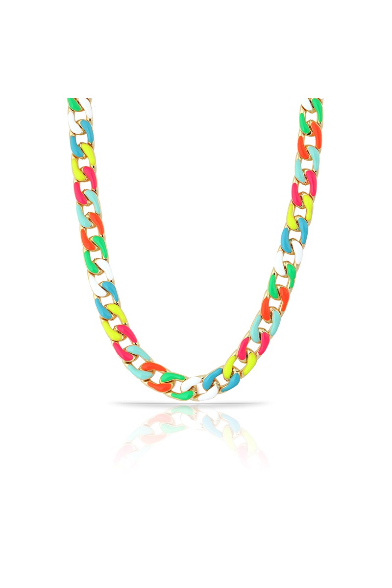 Forentina Renkli Mineli Kolye PS1501