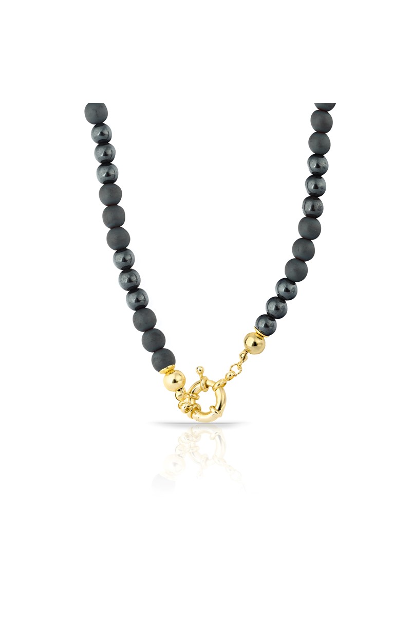 Forentina Siyah Taşlı Kolye PS1510