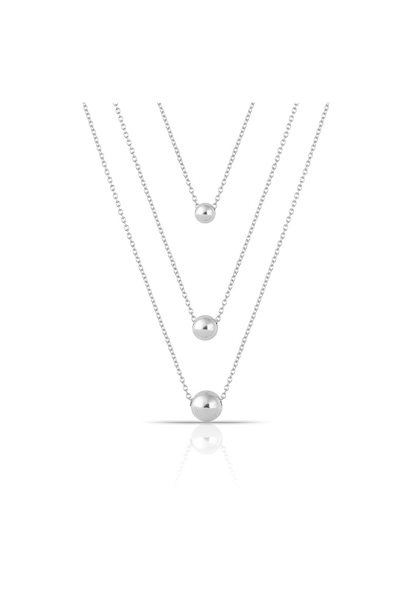 Forentina Toplu 3 Sıra Uzun Toplu Kolye PS1525