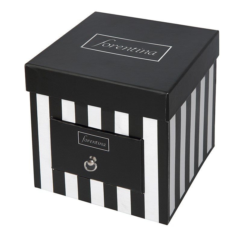 Forentina Güllü kutuda Gümüş Kaplama Tria Kolye Küpe Yüzük Saat Set PS1553