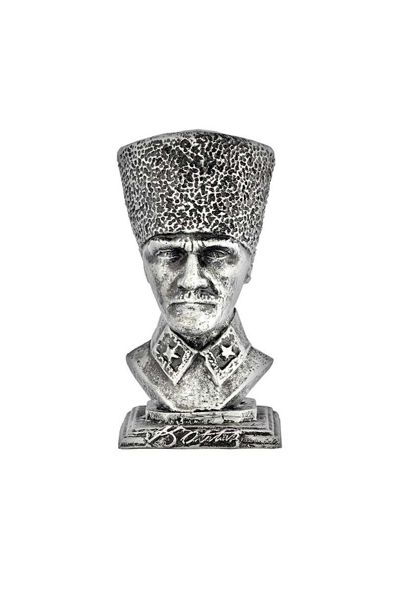 Özel Tasarım Gri Atatürk Büst PS1566
