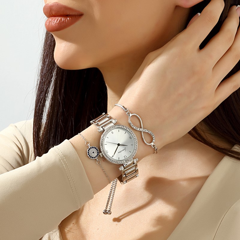 Forentina Bayan Kol Saati Sonsuzluk Bileklik Kombin Set PS1581