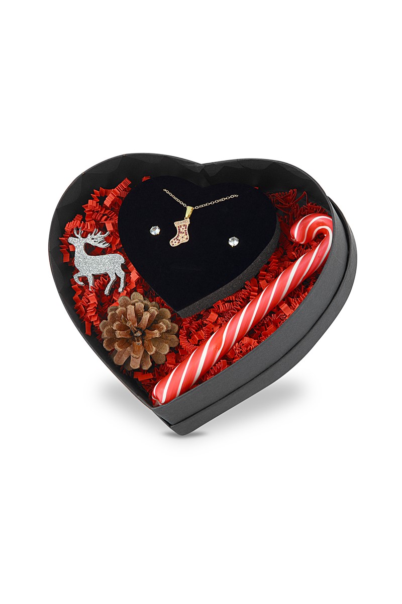 Forentina Yılbaşı Kolye Küpe Yılbaşı Özel Set PS1599