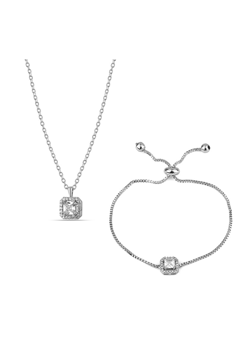 Forentina Tektaş Kolye Bileklik Set PS1683