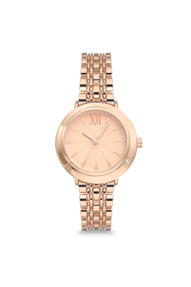 Bayan Rose Taşlı Kol Saati PS1725