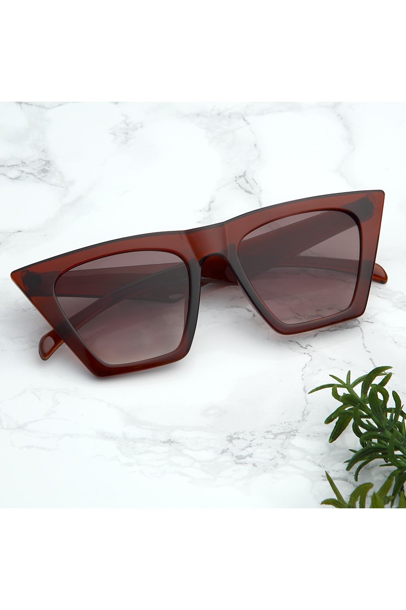 Forentina Bayan Kahverengi Kemik Güneş Gözlüğü PS1830