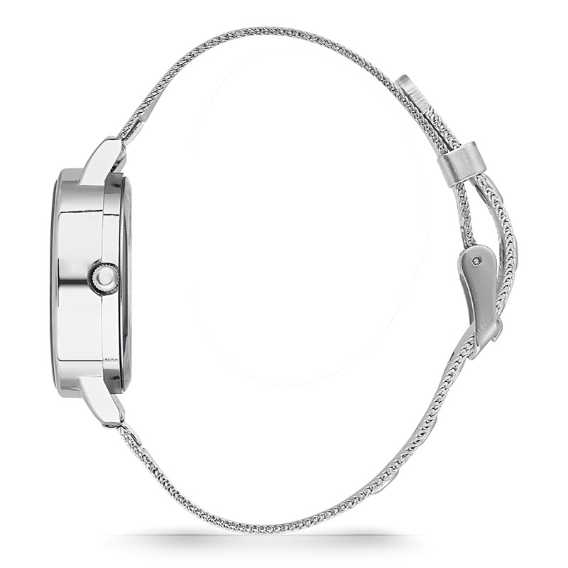 Forentina Gri Hasır Bayan Kol Saati PS1858