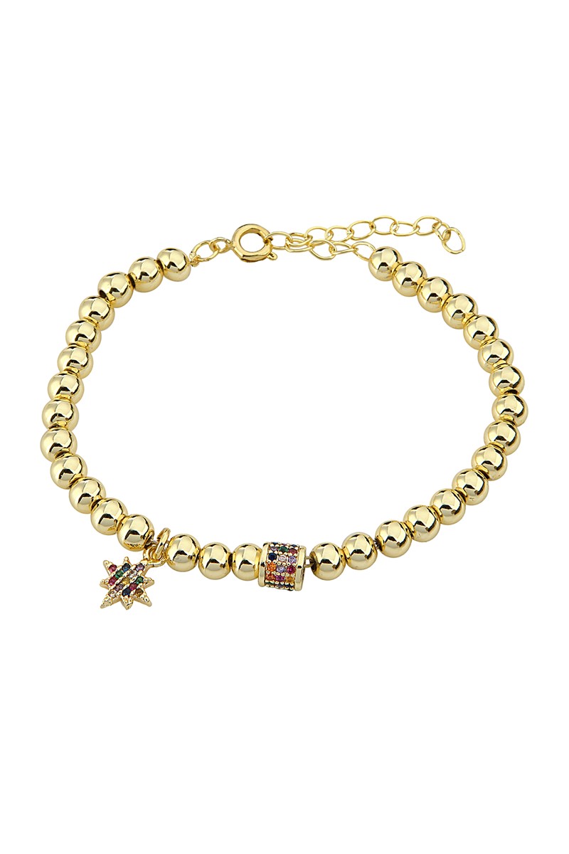 Forentina Bayan Renkli Yıldız Modeli Bileklik PS1924