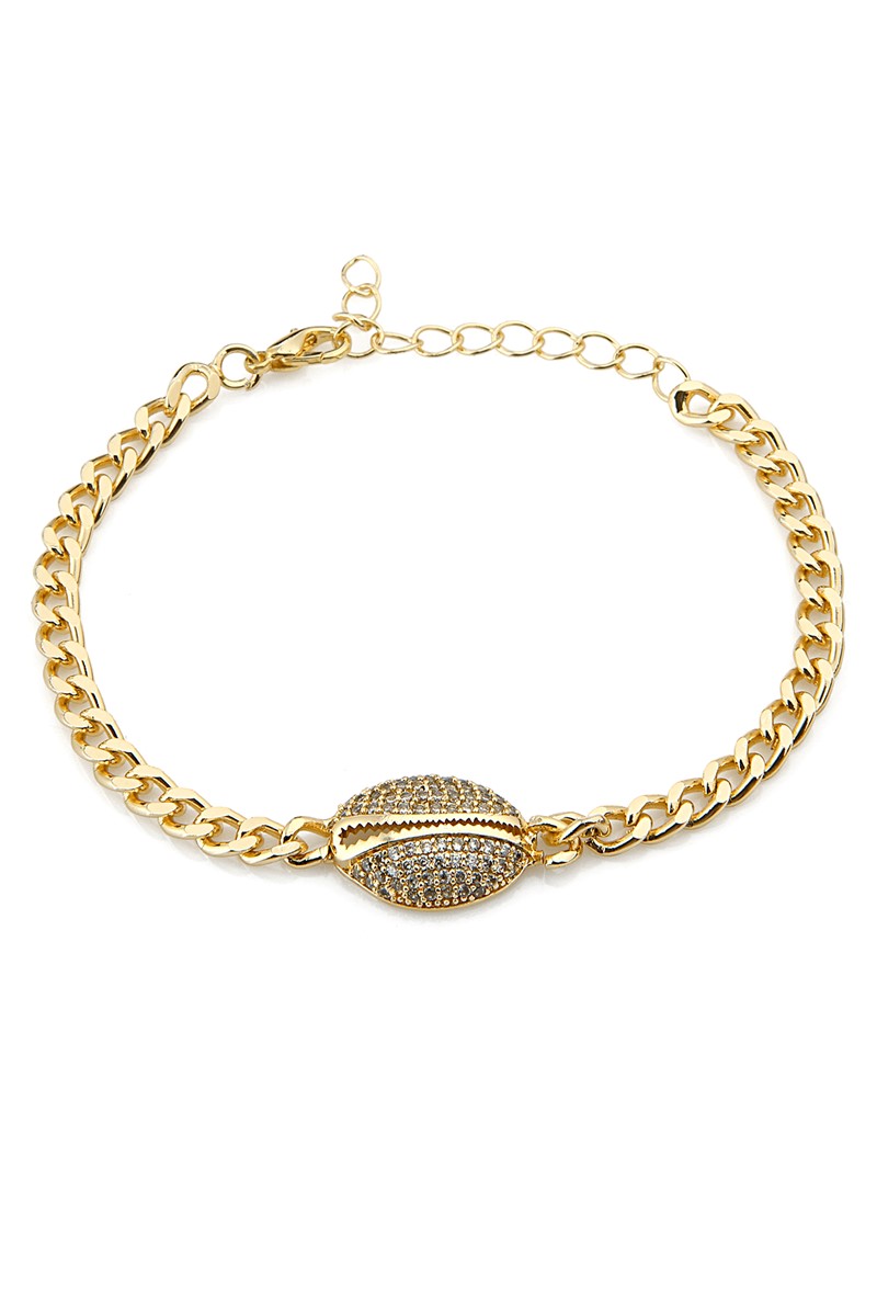 Forentina Zirkon Taşlı İstiridye Bileklik PS1933