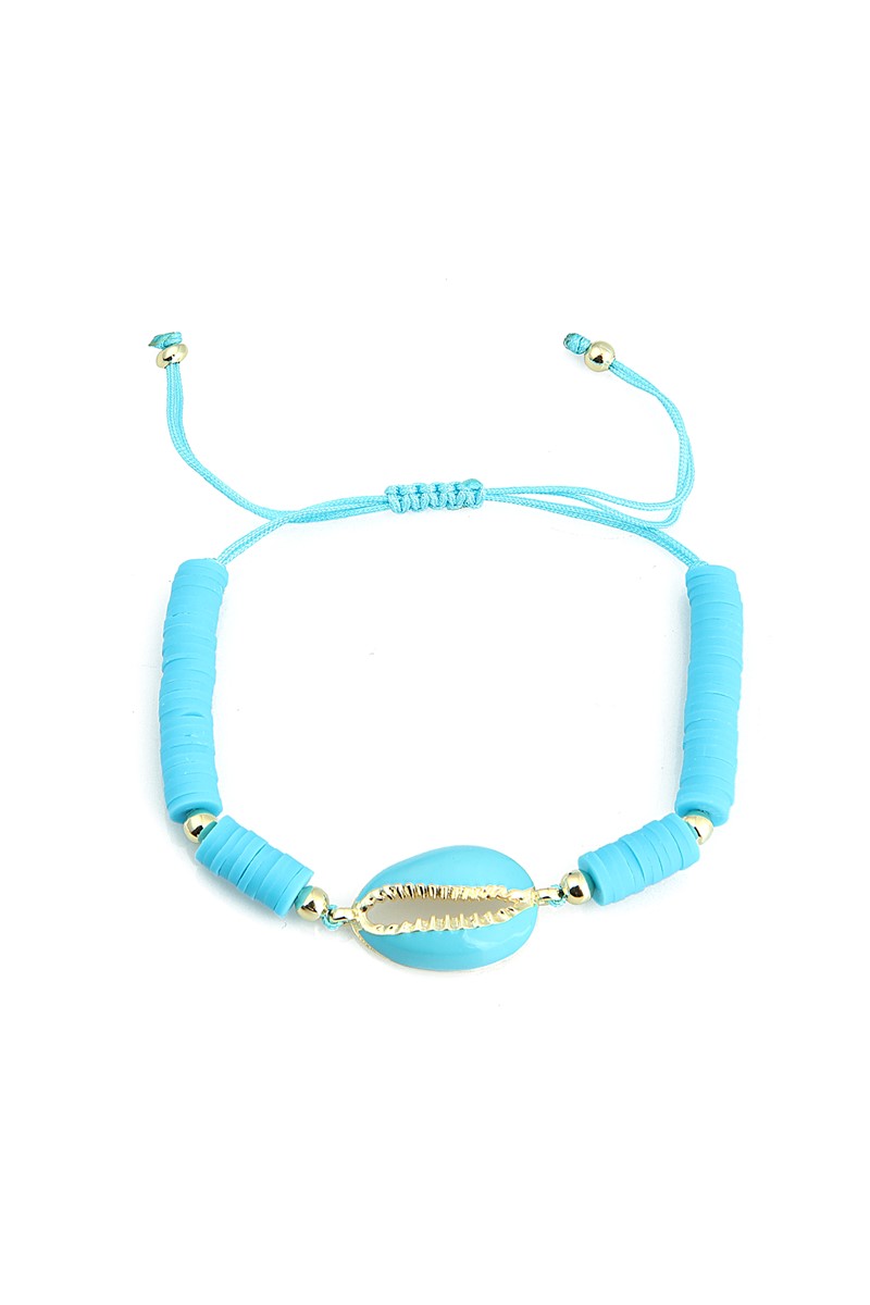 Forentina Mavi Deniz Kabuğu  İpli Bileklik PS2007