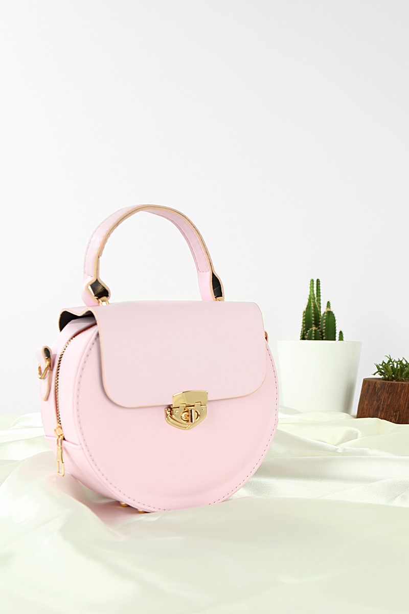 Forentina Kadın Pembe Askılı Omuz Çantası PS2042