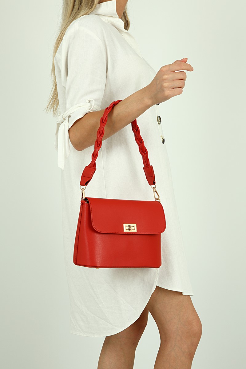 Forentina Kadın Kırmızı El Çantası PS2047