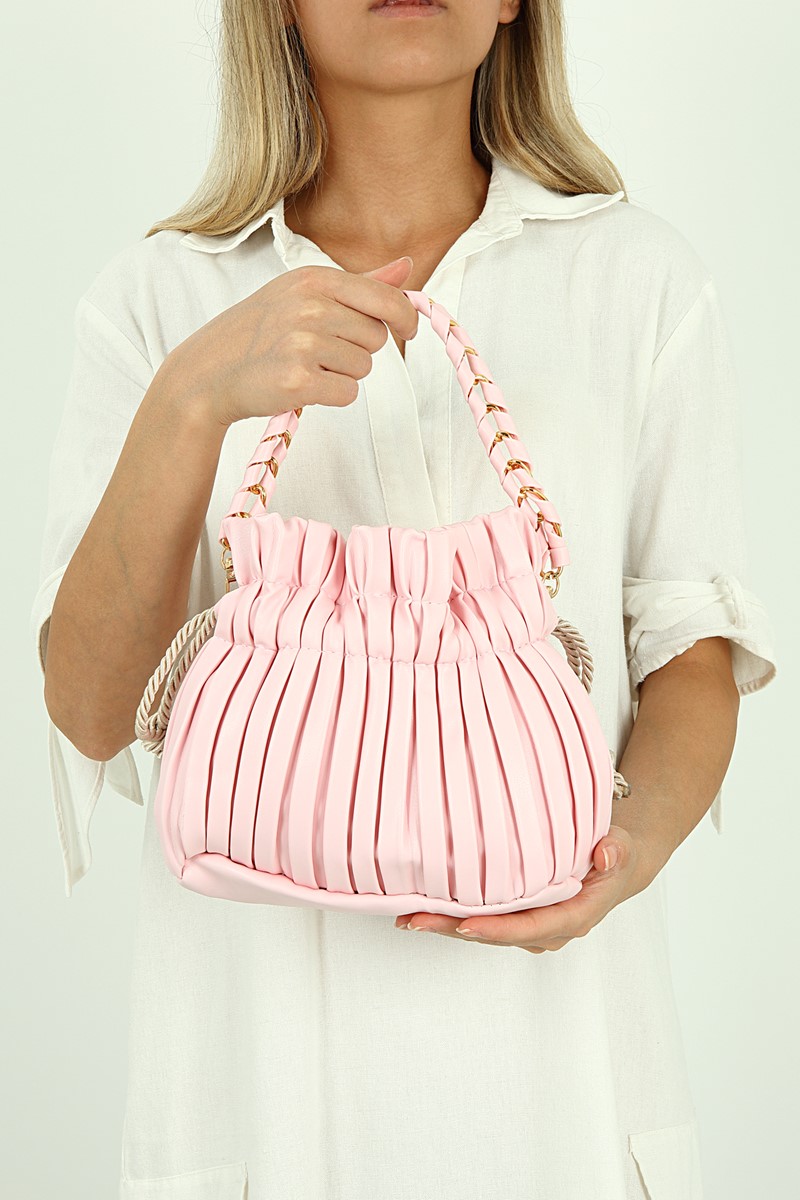 Forentina Pembe Kadın Askılı Omuz Çantası PS2054