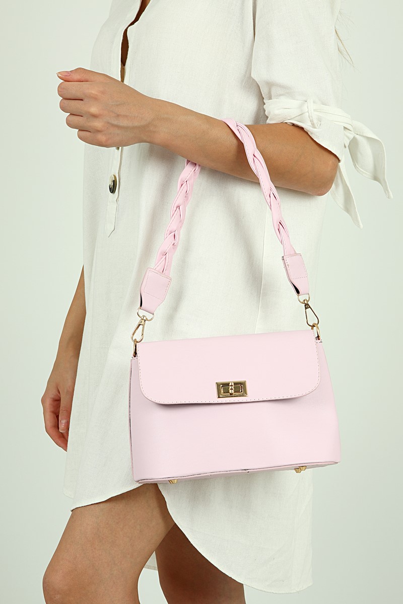 Forentina Pembe Kadın Askılı Omuz Çantası PS2063