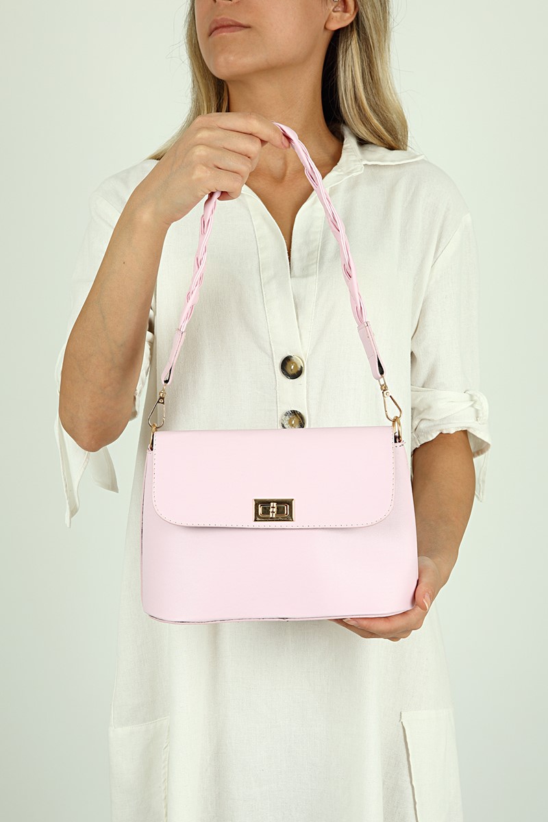 Forentina Pembe Kadın Askılı Omuz Çantası PS2063