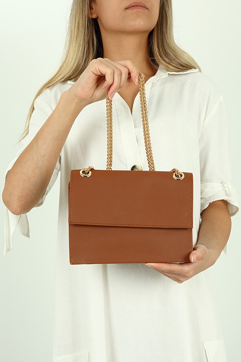 Forentina Kahverengi Askılı Omuz Çantası PS2066