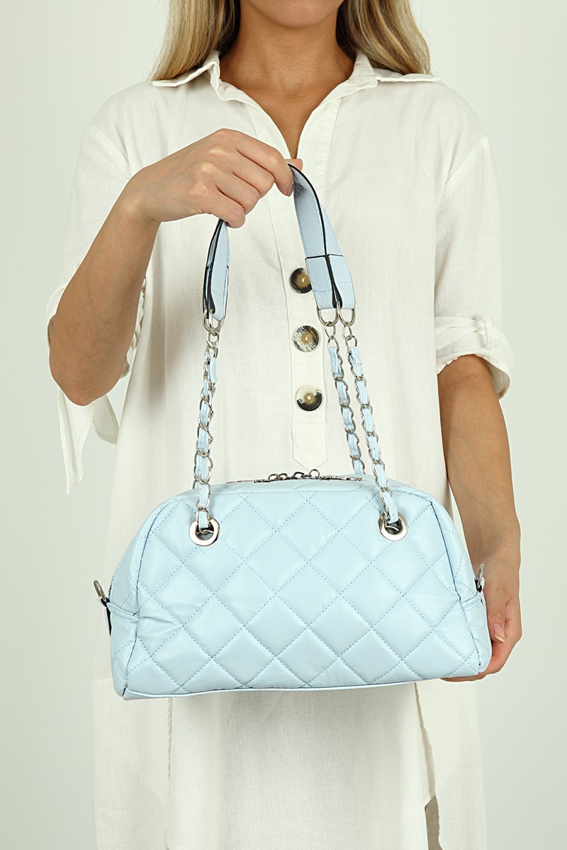 Forentina Kadın Mavi El Çantası PS2082