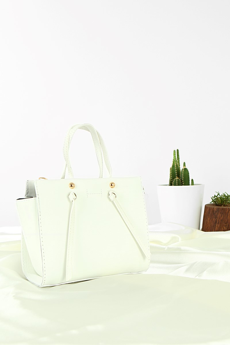 Forentina Kadın Beyaz El Çantası PS2090