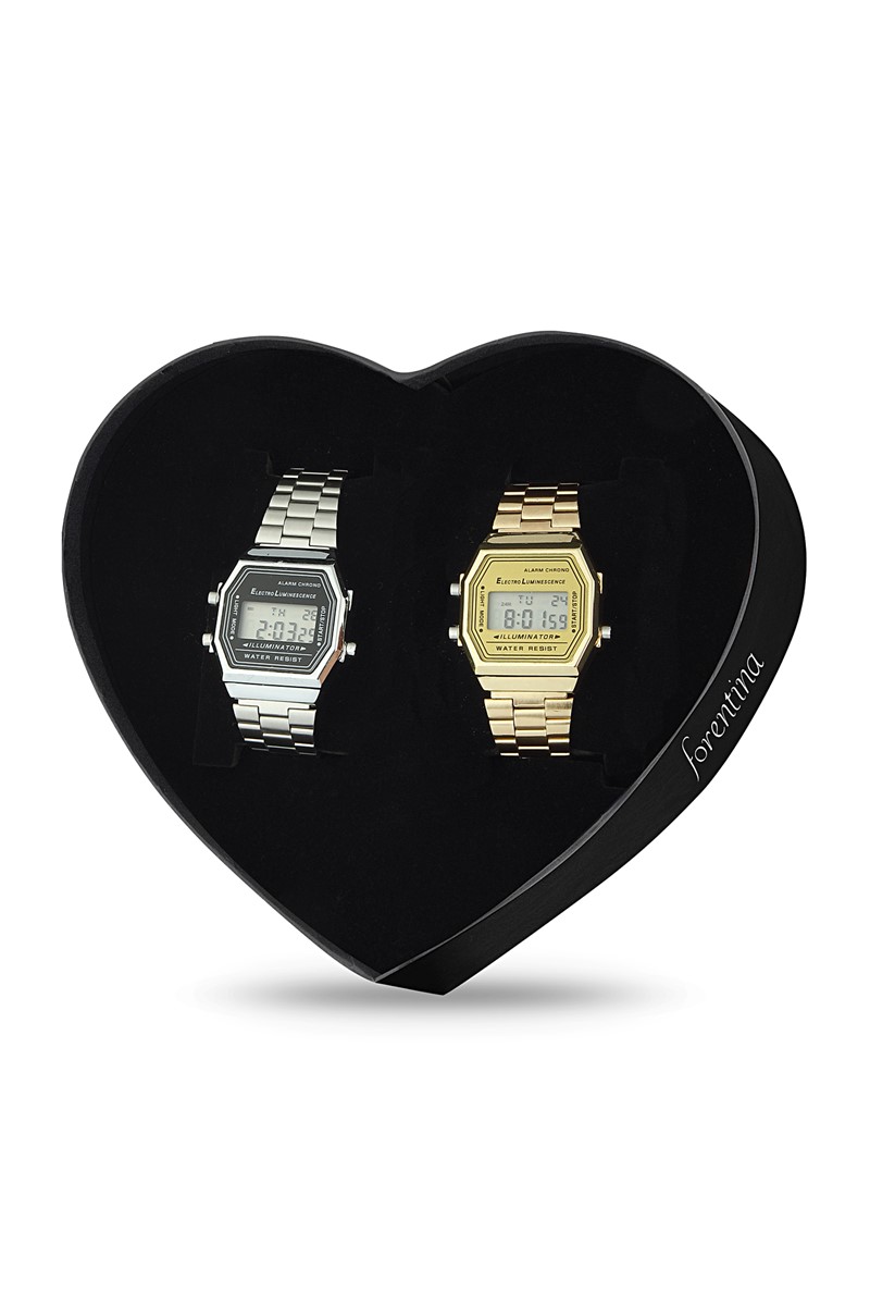 Forentina Retro Çift Unisex Kol Saati PS2188