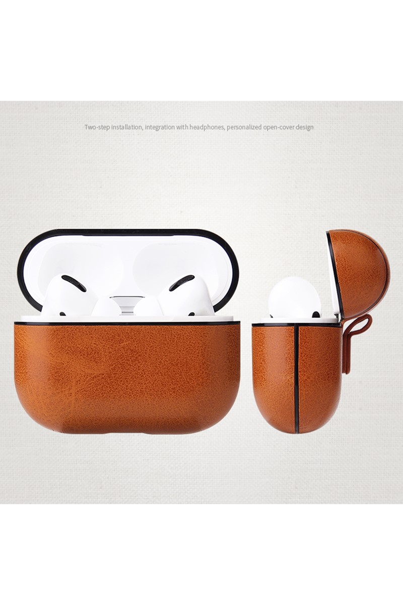 Forentina Airpods Taba Deri Kılıf  PS2249
