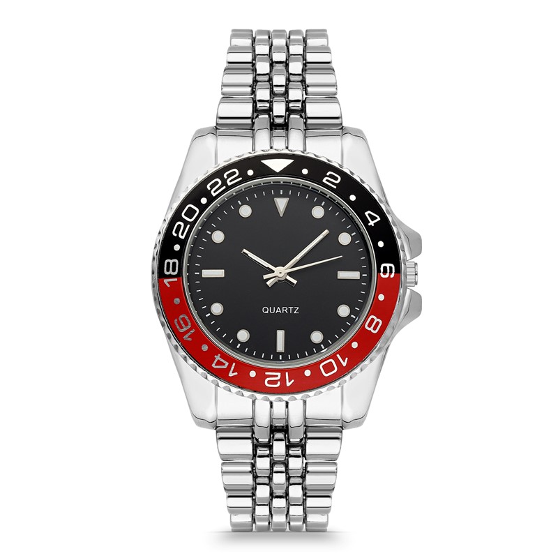 Forentina Erkek Metal Kol Saati Bileklik Kombin Set PS2355