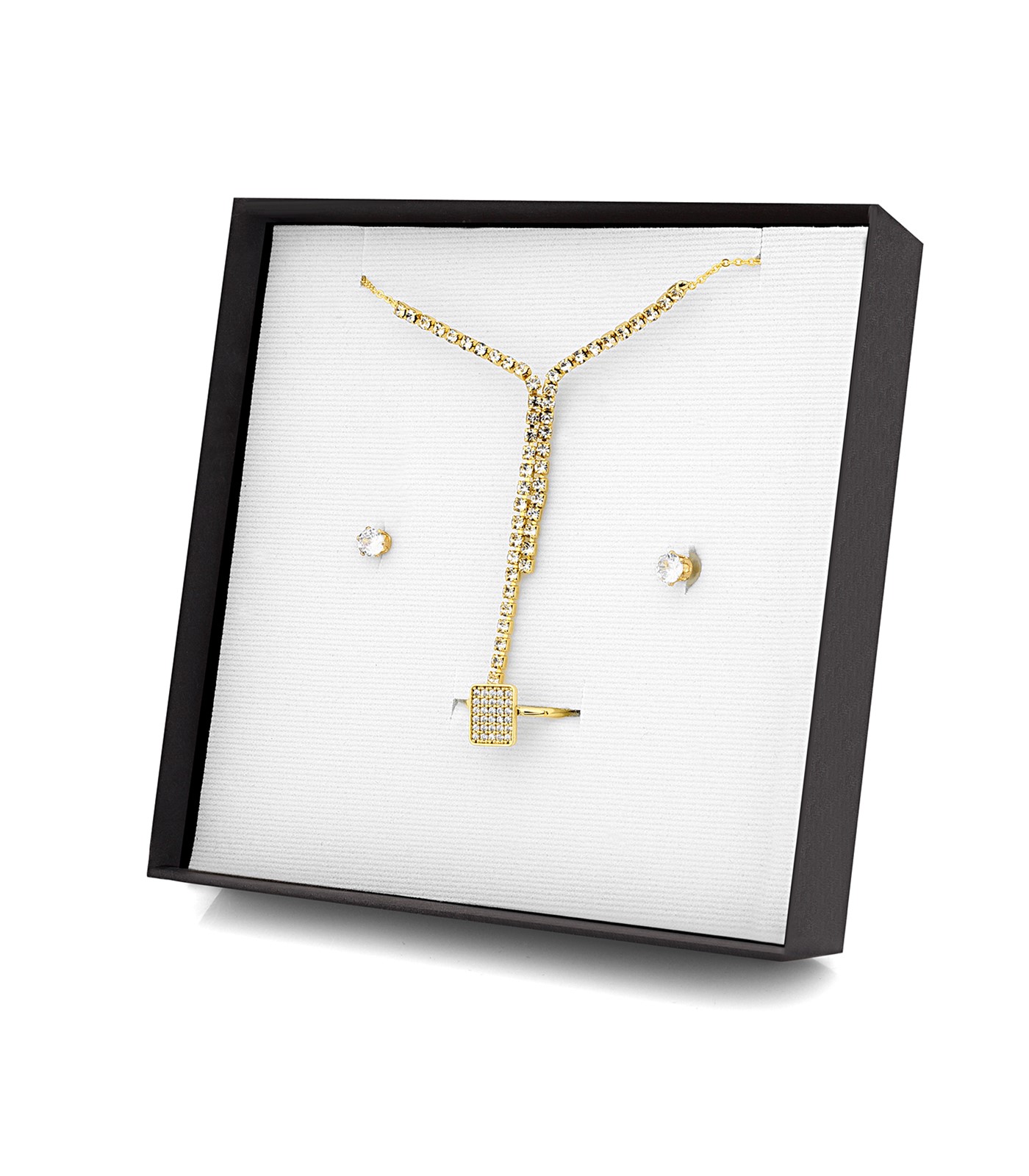 Forentina Su Yolu Kolye Küpe Yüzük Takı Seti PS2515