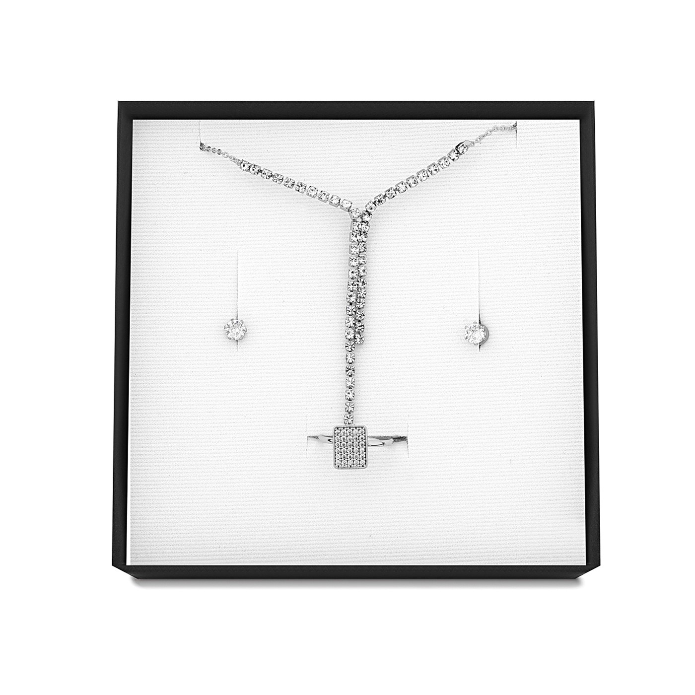 Forentina Su Yolu Kolye Küpe Yüzük Takı Seti PS2518