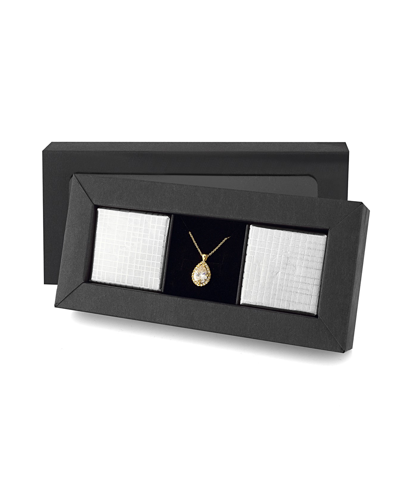 Forentina Zirkon Taşlı Kolye Çikolata Hediye Set PS2521