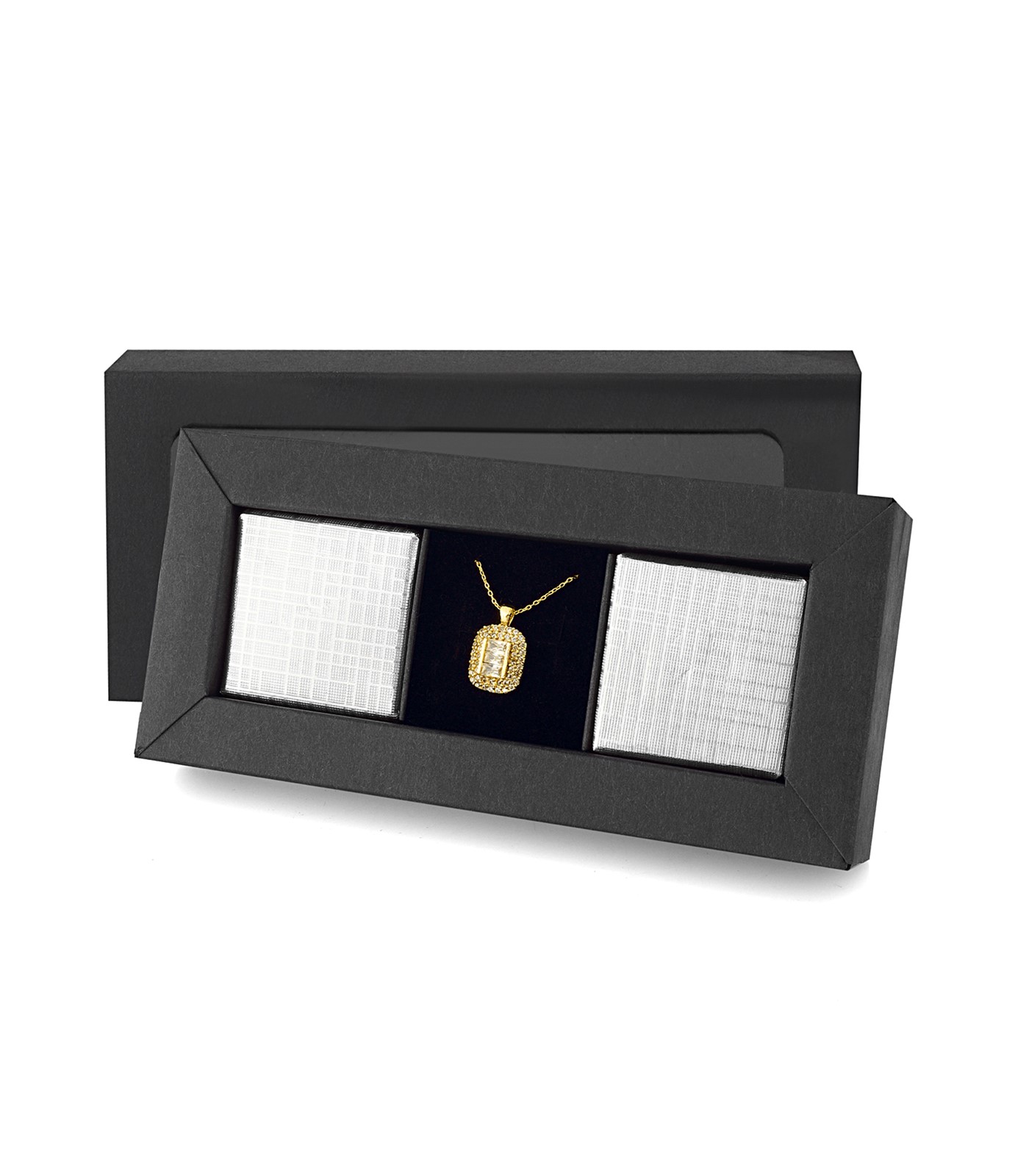 Forentina Zirkon Taşlı Kolye Çikolata Hediye Set PS2524