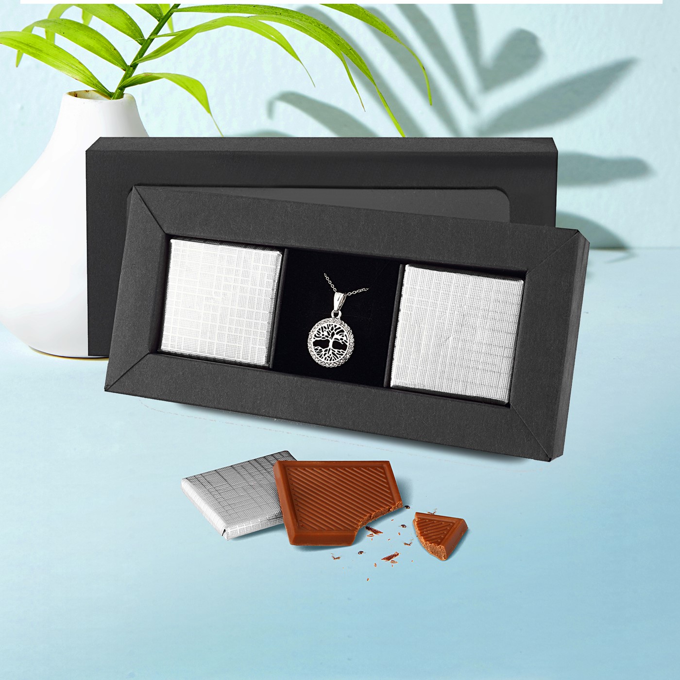 Forentina Hayat Ağacı Kolye - Çikolata Hediye Set  PS2532