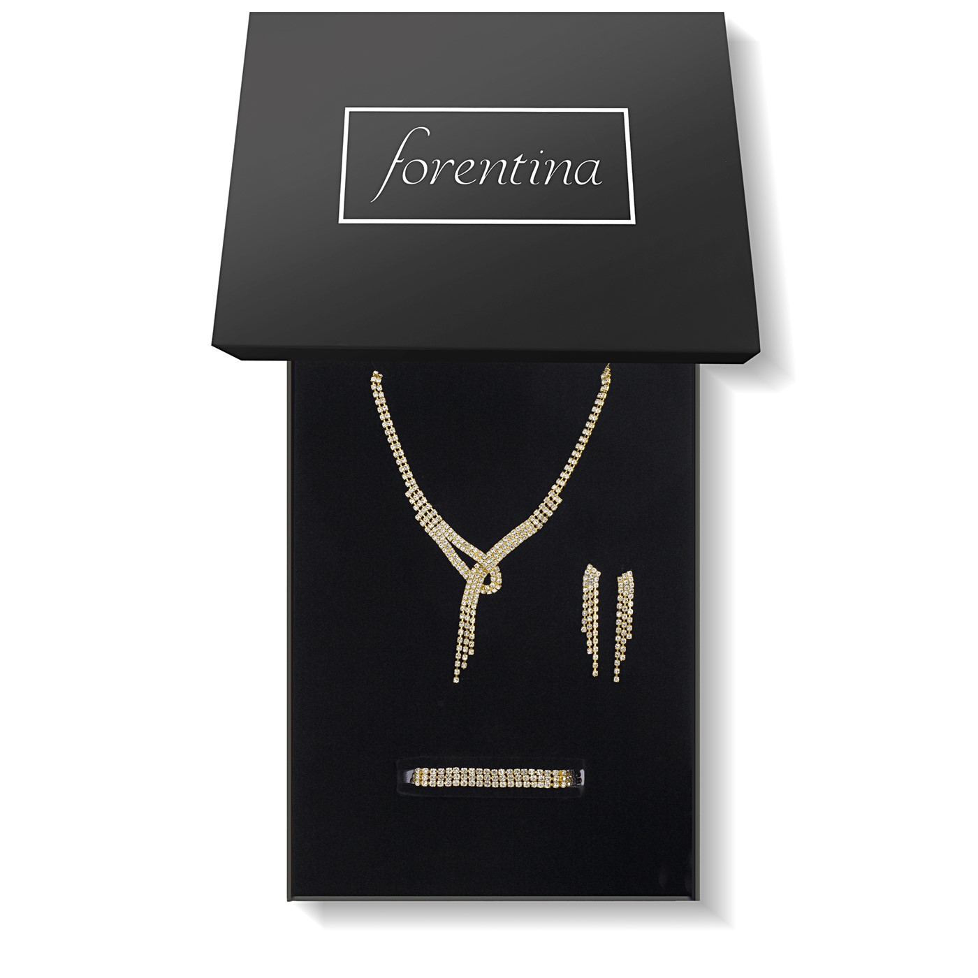 Forentina Altın Kaplama Tasarım Düğün Takı Seti PS2561