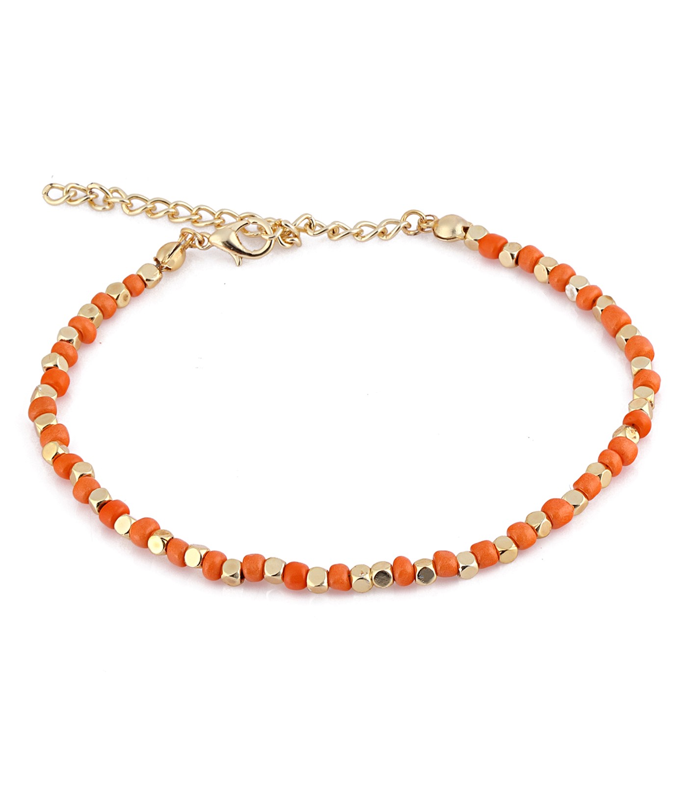 Forentina Kırmızı Taşlı Halhal PS2581