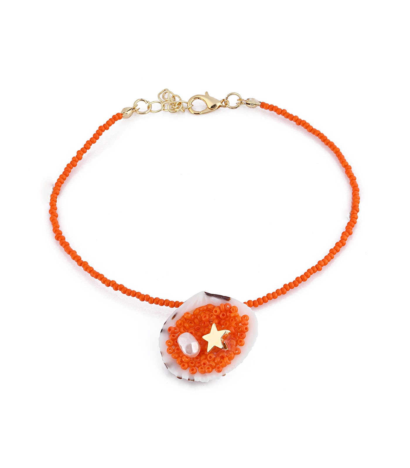 Forentina Turuncu İstiridye Modeli Halhal PS2589