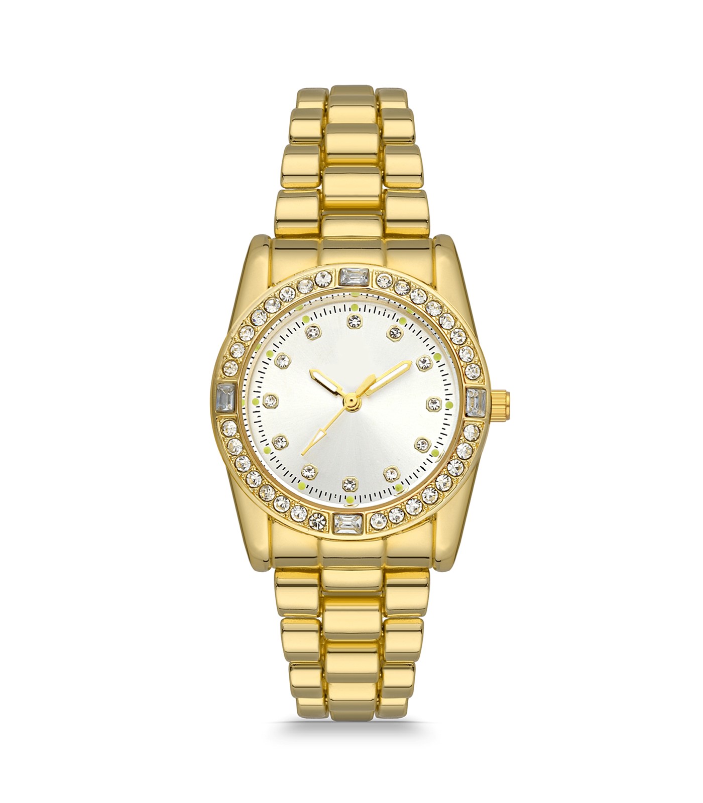 Forentina Bayan Sarı Metal Kol Saati PS2857