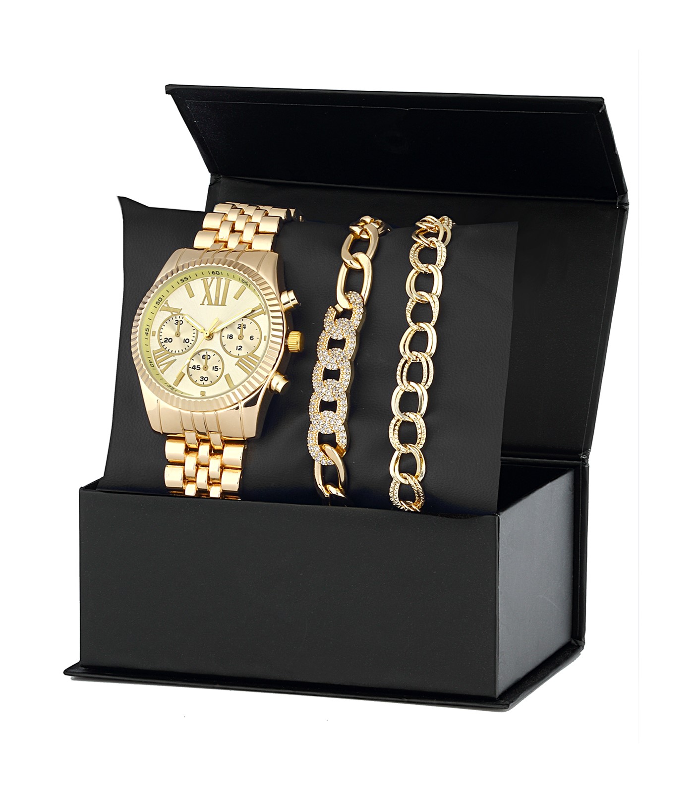 Forentina Kadın Metal Kol Saati Bileklik Kombin Set PS2928