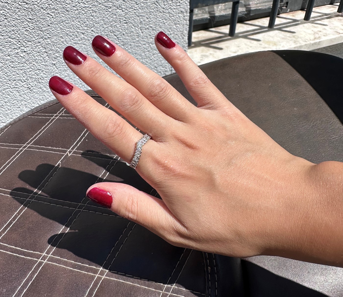 Forentina Gümüş Kaplama Baget Ayarlanabilir Yüzük PS3135