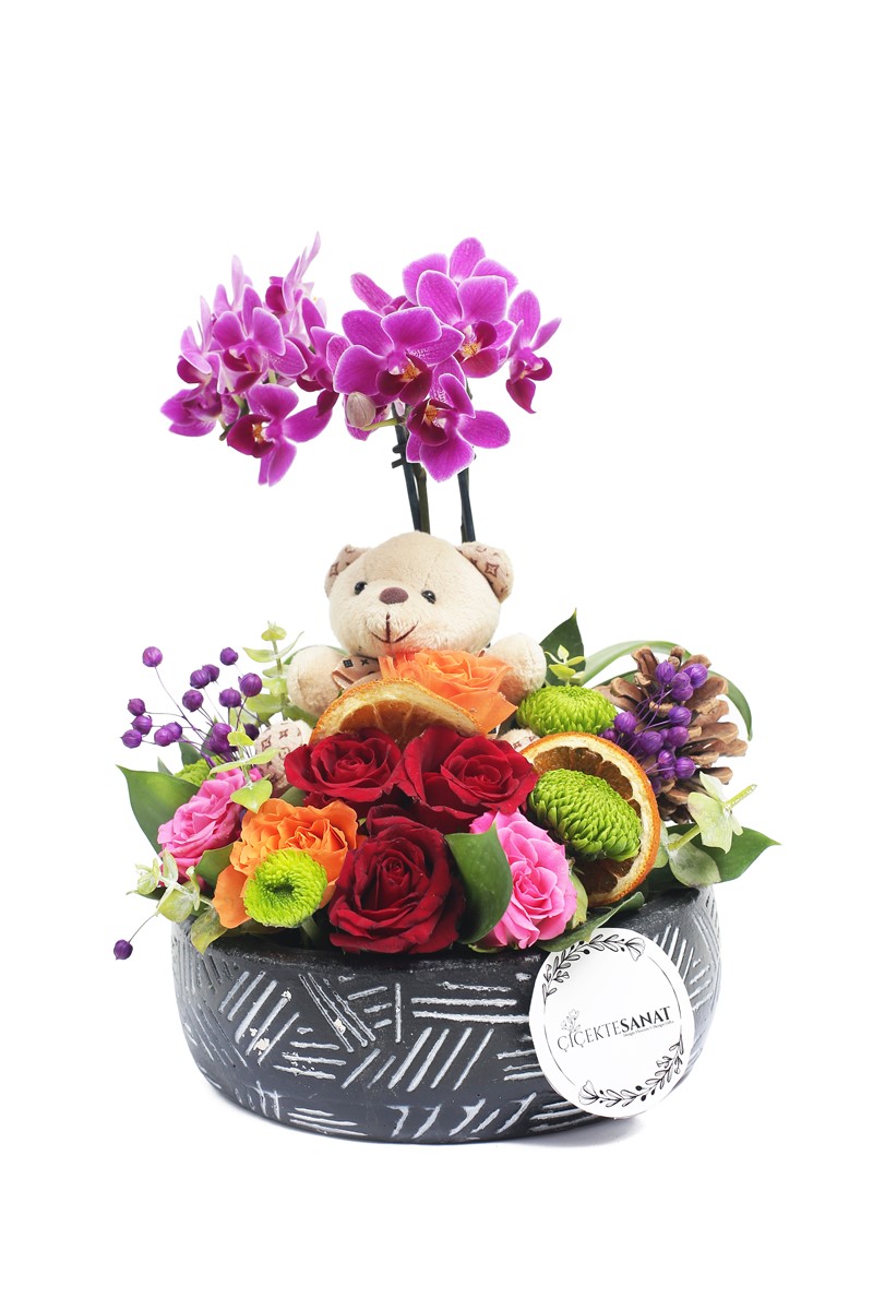 Couple Love Mixed Rose & Orkide