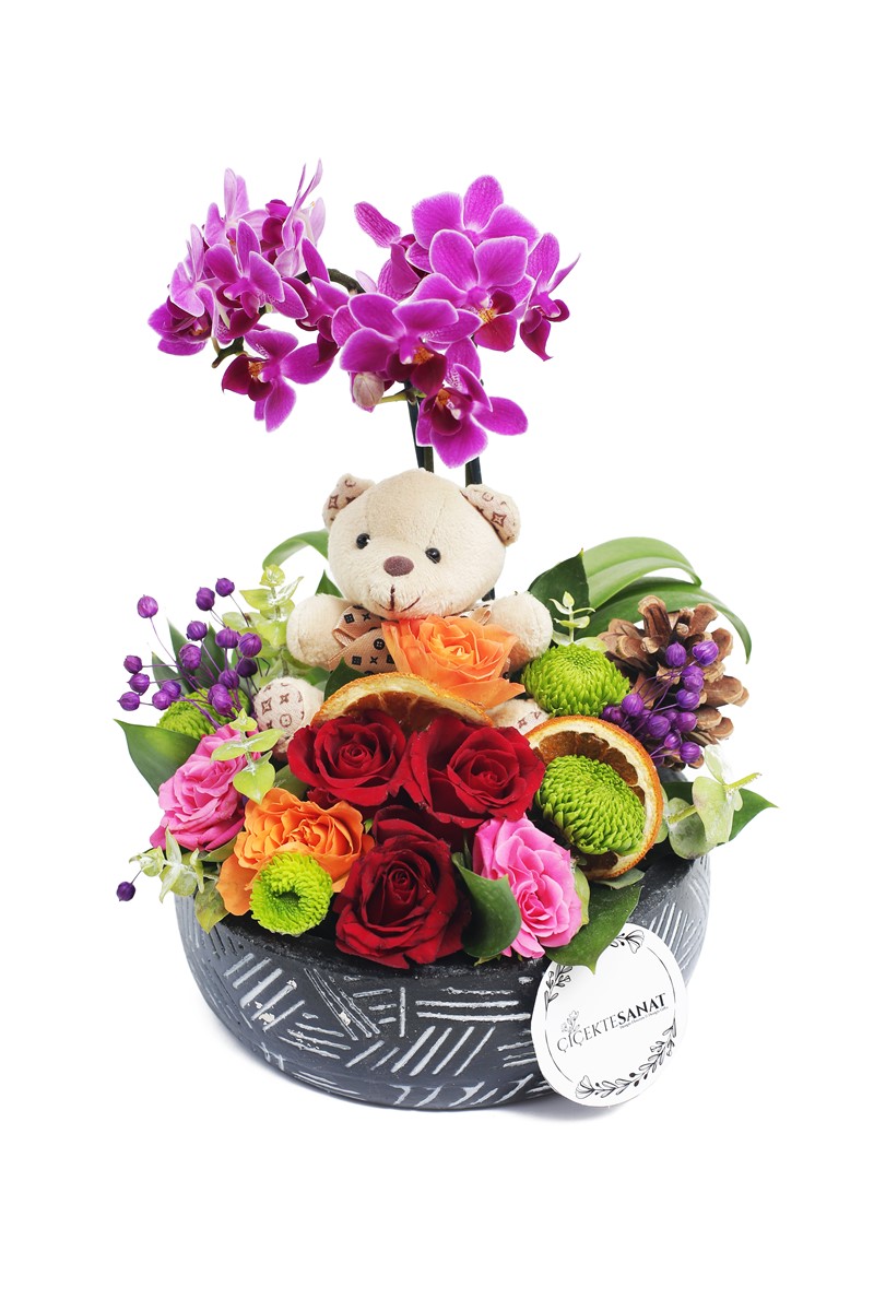 Couple Love Mixed Rose & Orkide