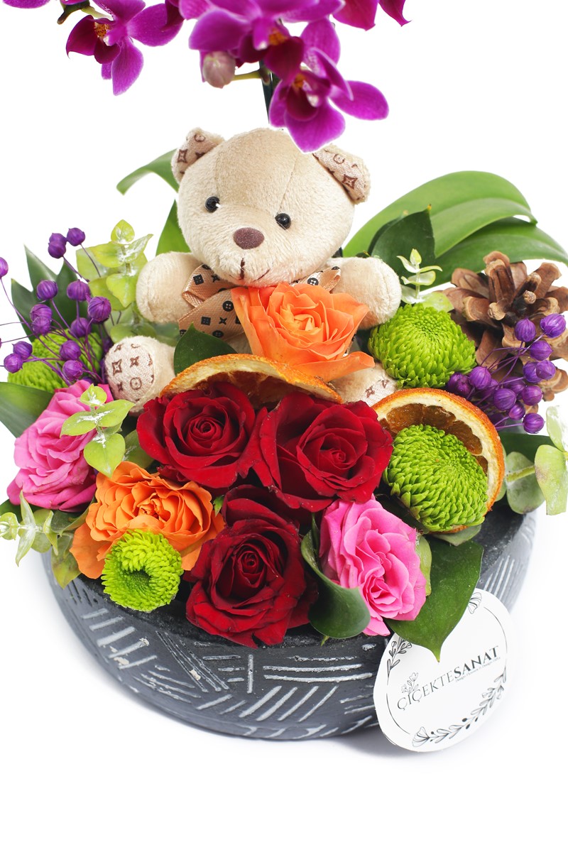 Couple Love Mixed Rose & Orkide